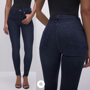 Good American Dark Indigo Skinny Jeans